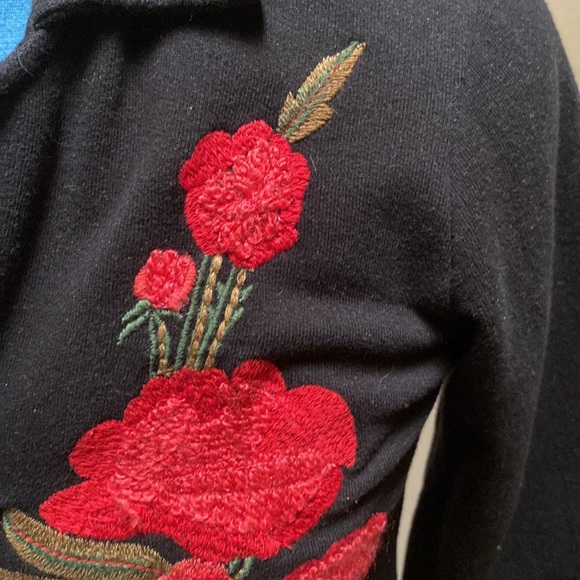 Embodied floral small coat, T-shirt jacket, shacket - Picture 5 of 15